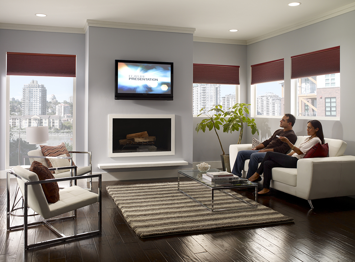 living room of smart home
